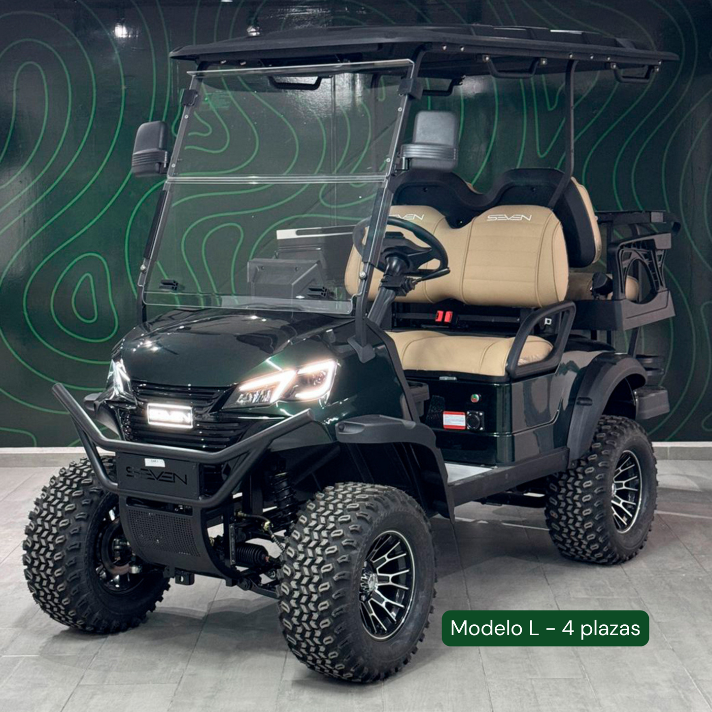 Modelo L - Carrito de Golf Eléctrico de 2, 4 y 6 Plazas