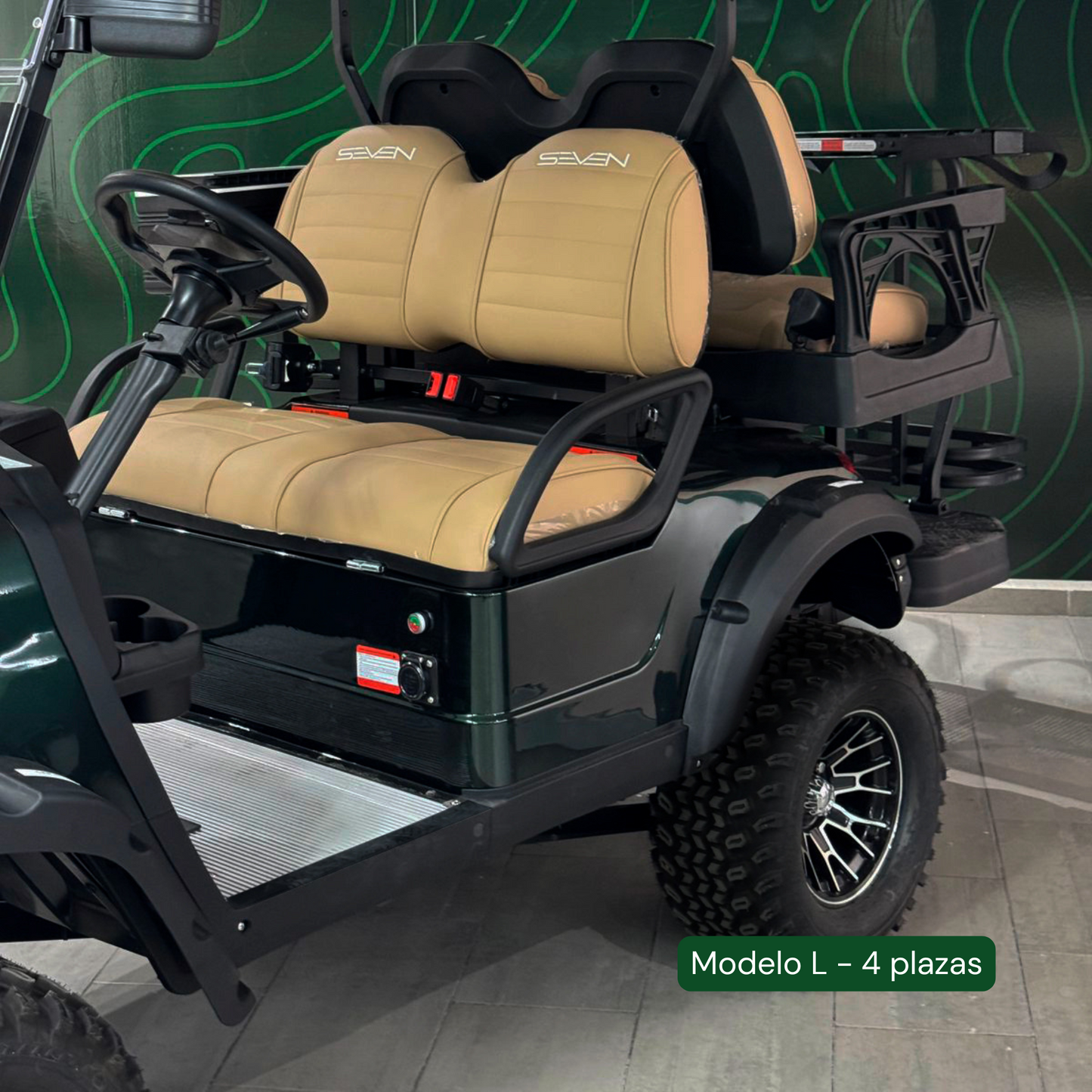 Modelo L - Carrito de Golf Eléctrico de 2, 4 y 6 Plazas