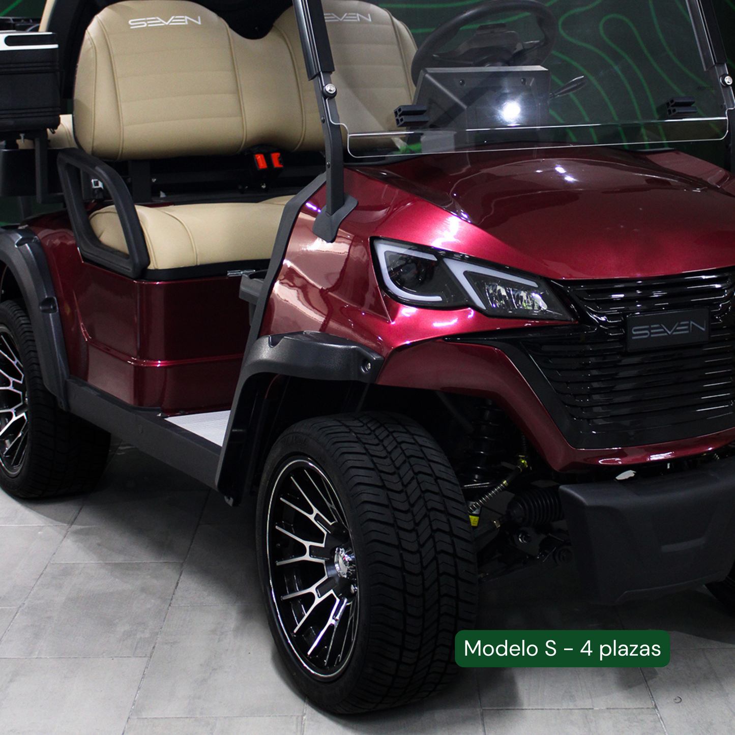 Modelo S, Carrito de Golf Elétrico de 2, 4 y 6 plazas