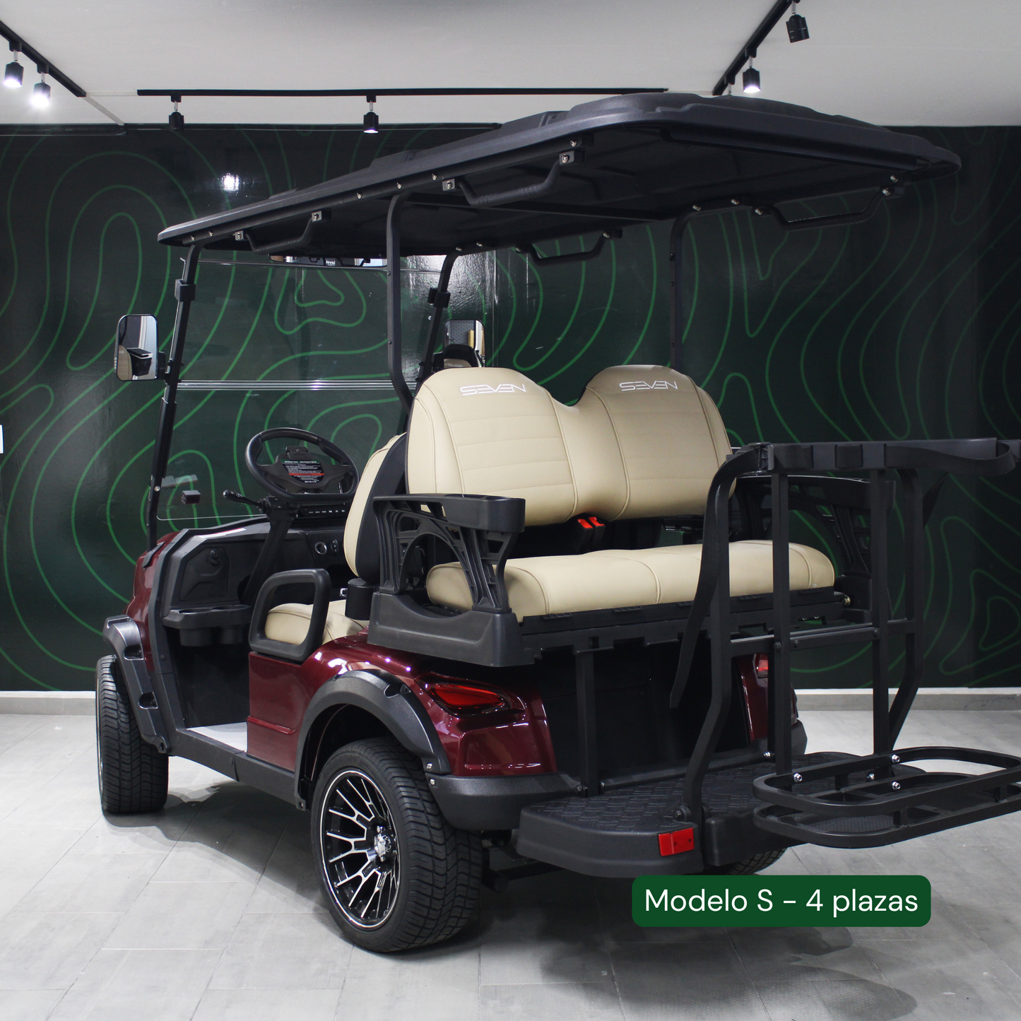 Modelo S, Carrito de Golf Elétrico de 2, 4 y 6 plazas